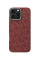 Чехол Pitaka Tactile Woven Case Monogram Red/Gold for iPhone 16 Pro (KI1602PTK) - 2 - 0
