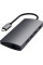 Хаб Satechi Type-C Multi-Port Adapter 4K with Ethernet V2 Space Gray - 2 - 0