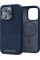 Чехол-накладка Njord Salmon Leather MagSafe Case Blue для iPhone 14 Pro Max - 2 - 0