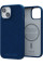 Чохол-накладка Njord Suede MagSafe Case Blue для iPhone 15 - 2 - 0