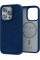 Чохол-накладка Njord Suede MagSafe Case Blue для iPhone 15 Pro - 2 - 0