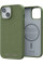 Чохол-накладка Njord Suede MagSafe Case Olive для iPhone 15 - 2 - 0