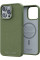 Чохол-накладка Njord Suede MagSafe Case Olive для iPhone 15 Pro Max - 2 - 0