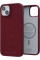Чохол-накладка Njord Suede MagSafe Case Red для iPhone 15 Plus - 2 - 0