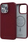 Чехол-накладка Njord Suede MagSafe Case Red для iPhone 15 Pro Max - 2 - 0