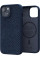 Чохол-накладка Njord Salmon Leather MagSafe Case Blue для iPhone 15 - 2 - 0