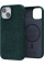 Чохол-накладка Njord Salmon Leather MagSafe Case Green для iPhone 15 - 2 - 0