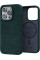 Чохол-накладка Njord Salmon Leather MagSafe Case Green для iPhone 15 Pro - 2 - 0