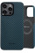 Чехол-накладка Pitaka MagEZ Case 4 Twill 1500D Black/Blue для iPhone 15 Pro Max - 2 - 0