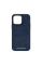 Чехол-накладка Njord Salmon Leather MagSafe Case Blue для iPhone 14 Pro - 2 - 0