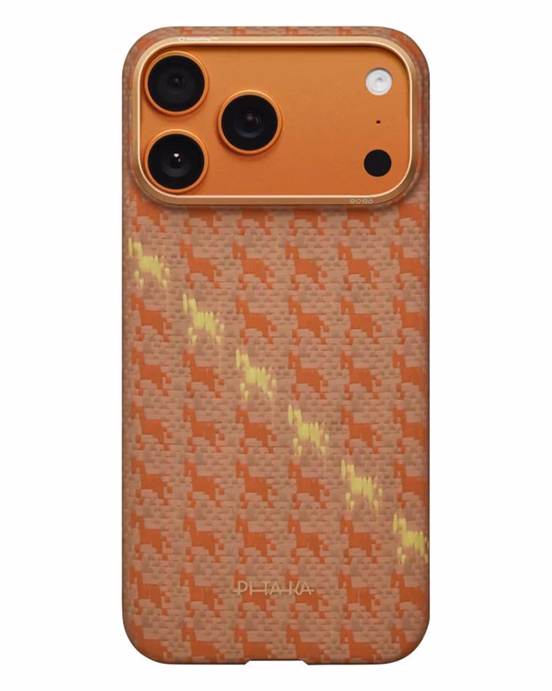 Чохол Pitaka Ultra-Slim Happiness Rides PitaTap для iPhone 17 Pro Amber