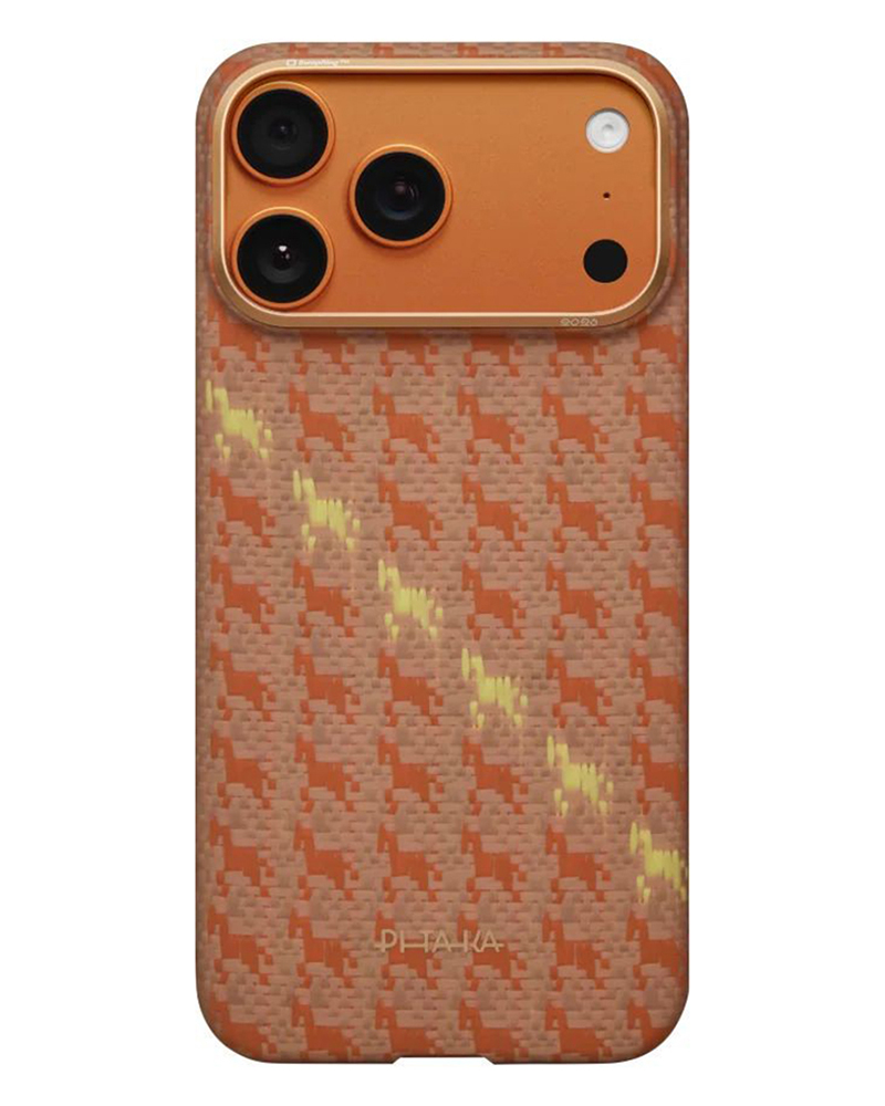 Чохол Pitaka Ultra-Slim Happiness Rides PitaTap для iPhone 17 Pro Amber - 3 - 1