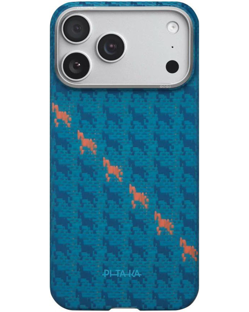 Чохол Pitaka Ultra-Slim Happiness Rides PitaTap для iPhone 17 Pro Max Indigo - 3 - 1