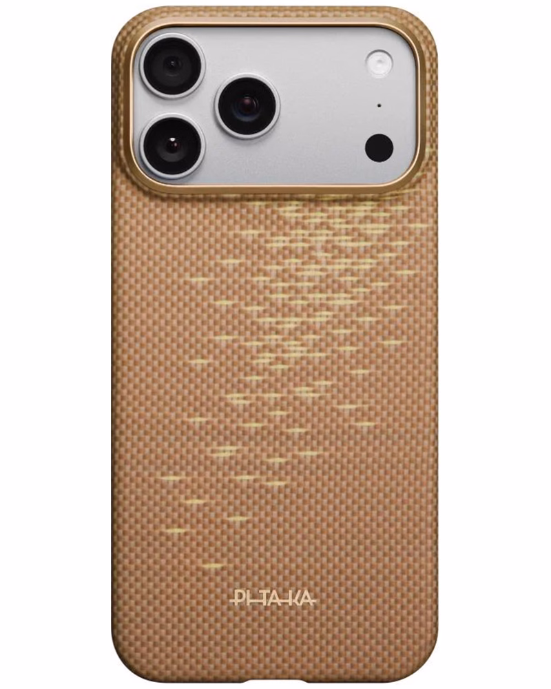 Чохол Pitaka Ultra-Slim Golden Glint для iPhone 17 Pro Max