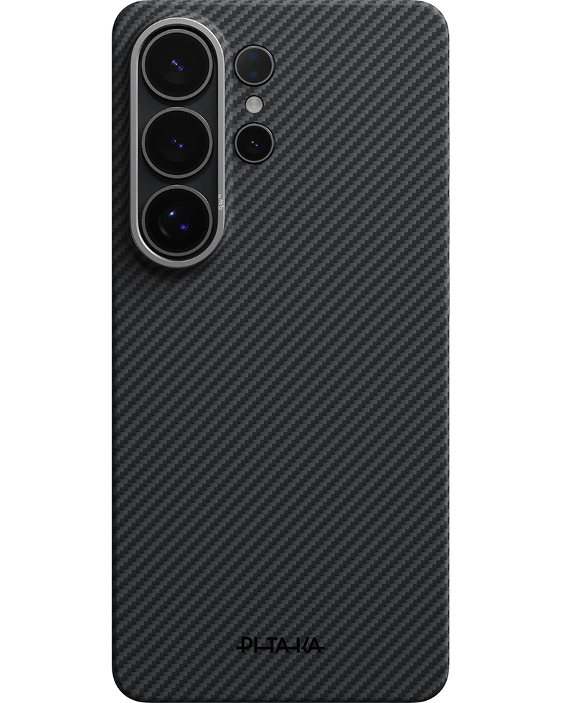 Чохол Pitaka Edge Classic Twill 600D для Samsung Galaxy S26 Ultra Black/Grey - 3 - 1
