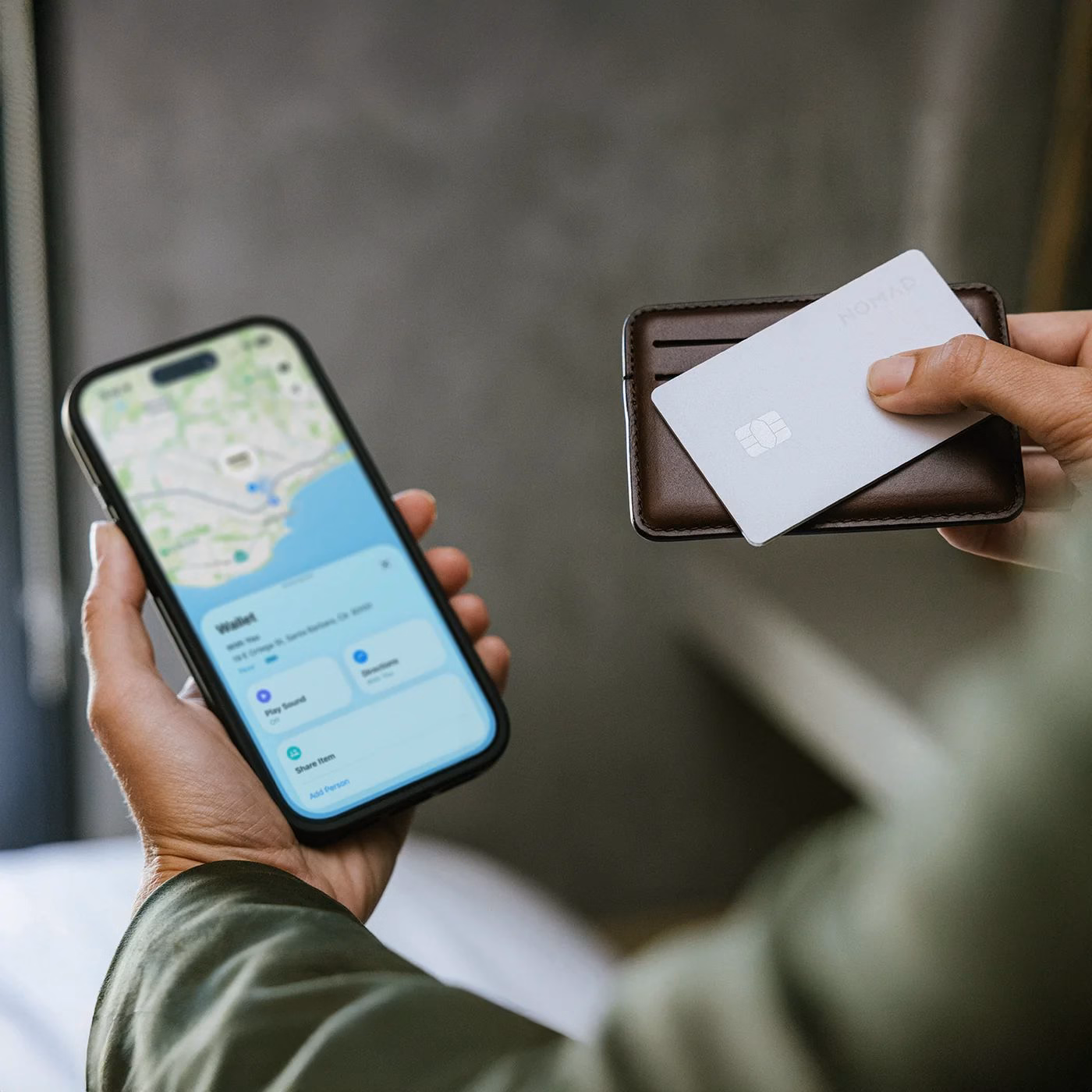 Трекер Nomad Tracking Card Pro з додатком Apple Find My