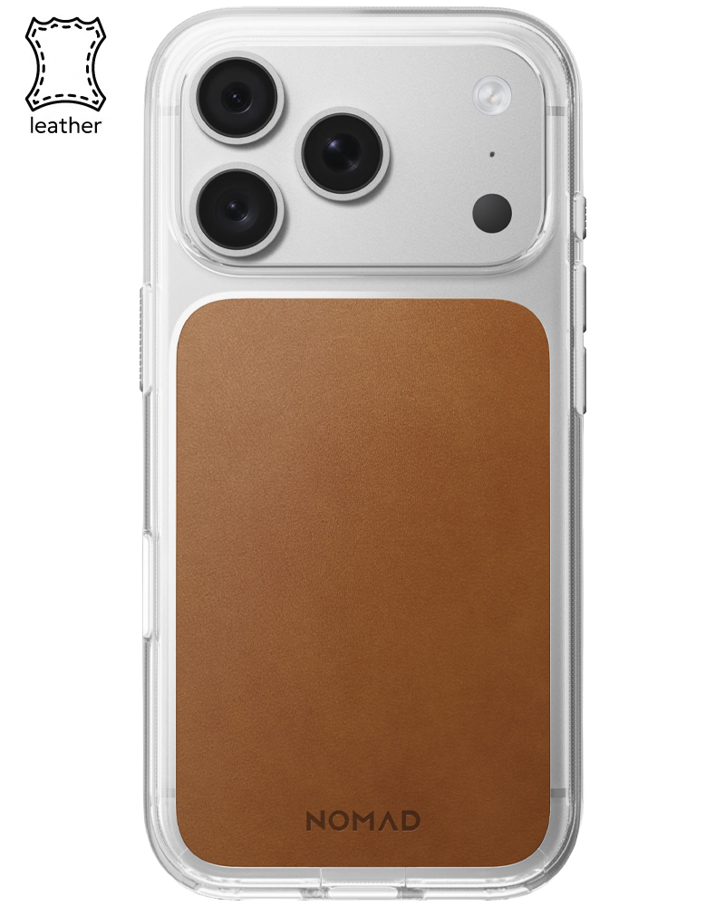 Шкіряний чохол Nomad Clear Horween для iPhone 18 Pro Max/17 Pro Max Saddle - 3 - 1