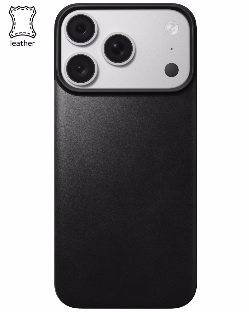 Шкіряний чохол Nomad Magnetic Back Horween для iPhone 18 Pro Max/17 Pro Max Black