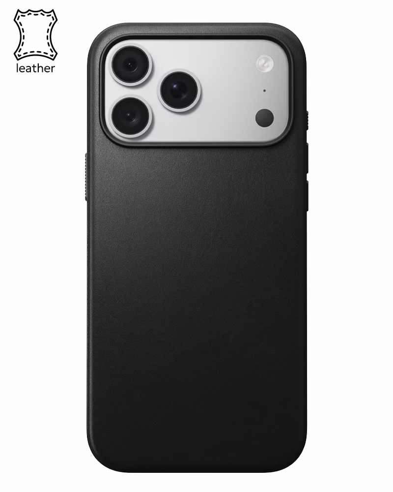 Шкіряний чохол Nomad Modern Camino для iPhone 18 Pro/17 Pro Black