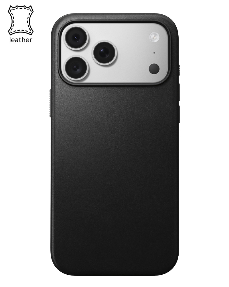 Шкіряний чохол Nomad Modern Camino для iPhone 18 Pro/17 Pro Black - 3 - 1