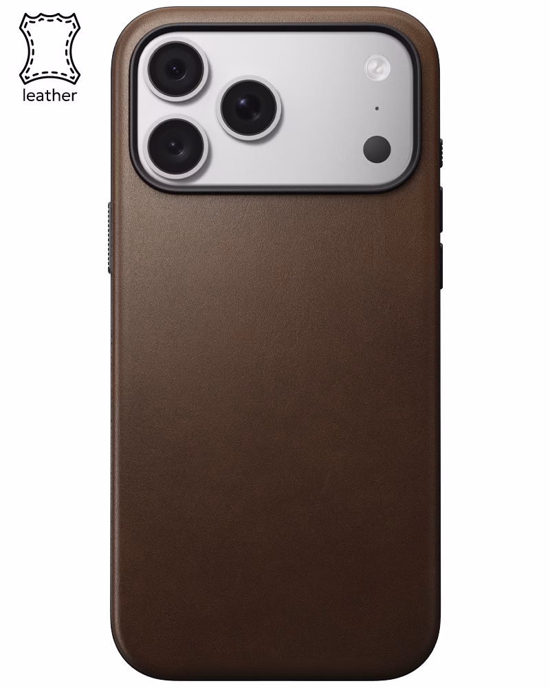 Шкіряний чохол Nomad Modern Camino для iPhone 18 Pro Max/17 Pro Max Brown