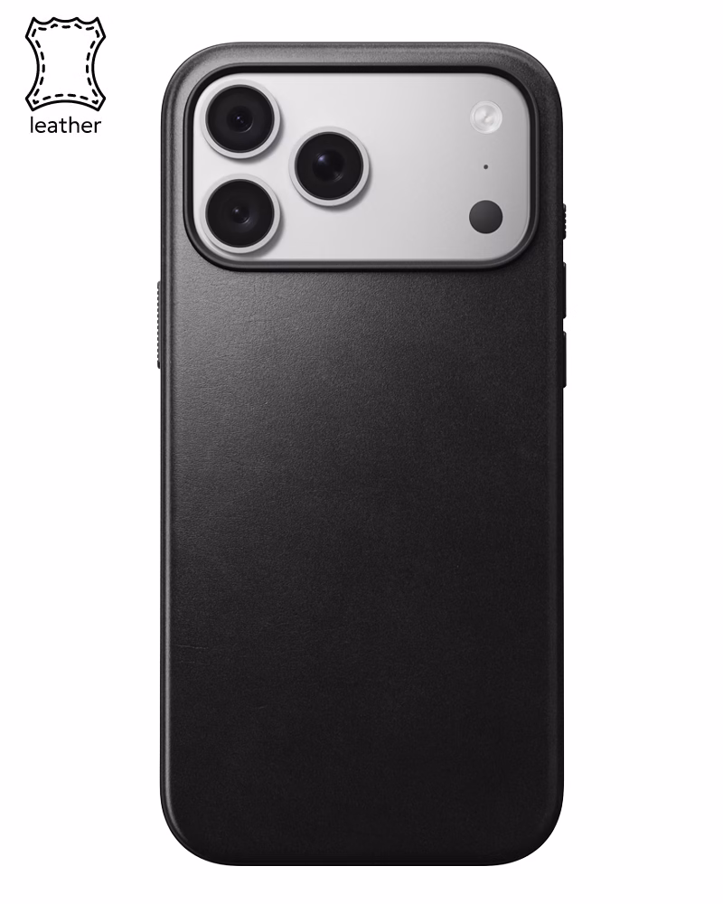 Шкіряний чохол Nomad Modern Horween для iPhone 18 Pro/17 Pro Black