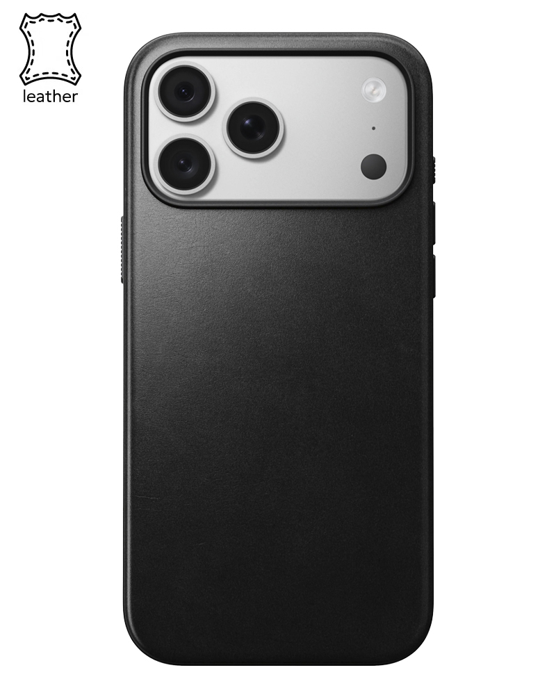 Шкіряний чохол Nomad Modern Horween для iPhone 18 Pro/17 Pro Black - 3 - 1