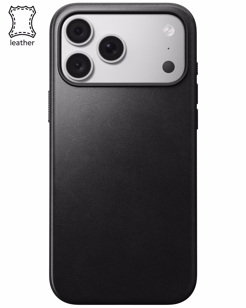 Шкіряний чохол Nomad Modern Horween для iPhone 18 Pro Max/17 Pro Max Black