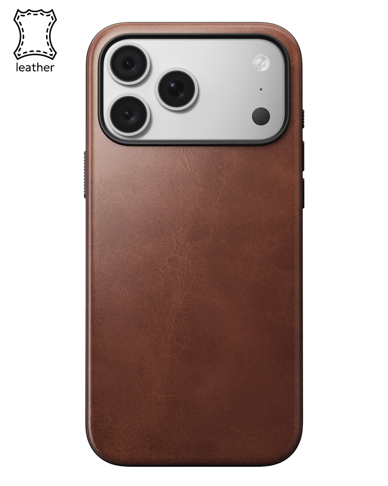 Шкіряний чохол Nomad Modern Horween для iPhone 18 Pro/17 Pro Olde Dublin - 3 - 1
