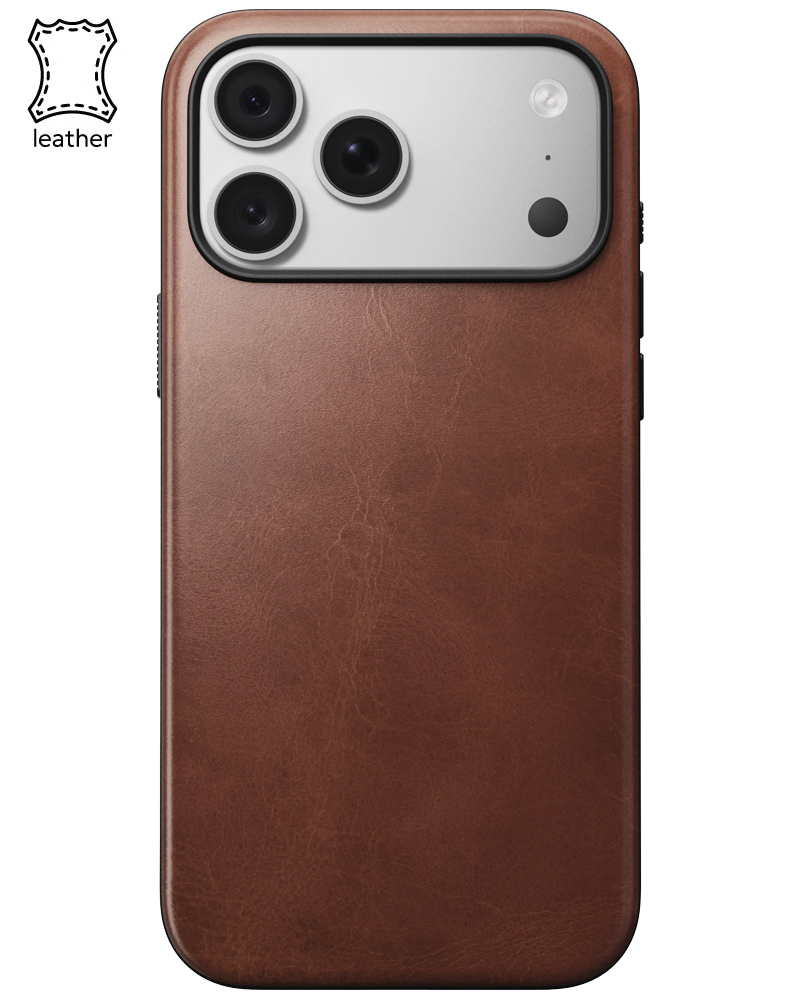 Шкіряний чохол Nomad Modern Horween для iPhone 18 Pro Max/17 Pro Max Olde Dublin - 3 - 1