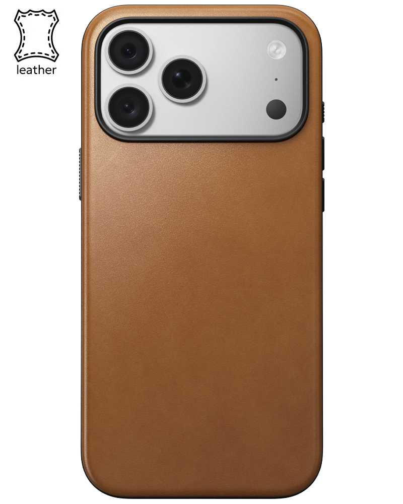 Шкіряний чохол Nomad Modern Horween для iPhone 18 Pro Max/17 Pro Max Saddle - 3 - 1
