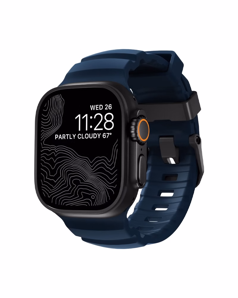 Nomad Rocky Point Band Black Titanium Hardware Atlantic 46mm/49mm