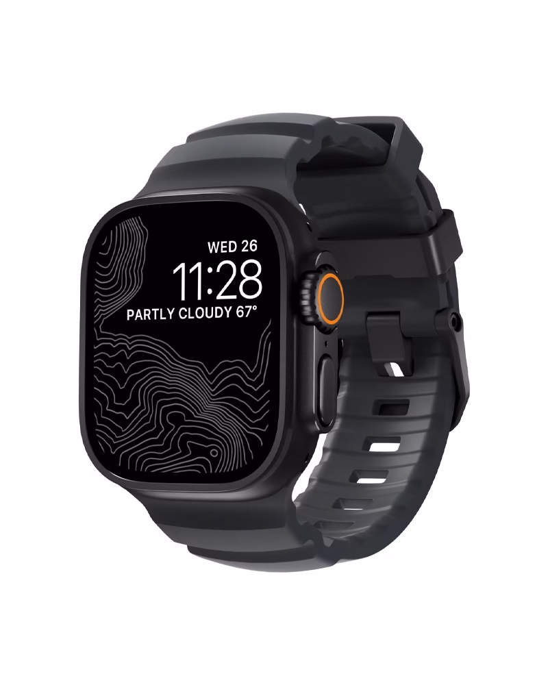 Nomad Rocky Point Band Black Titanium Hardware Storm 46mm/49mm