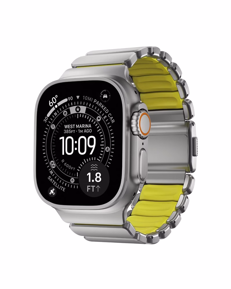 Ремінець Nomad Stratos для Apple Watch 49/46/45/44mm Natural Hardware Volt