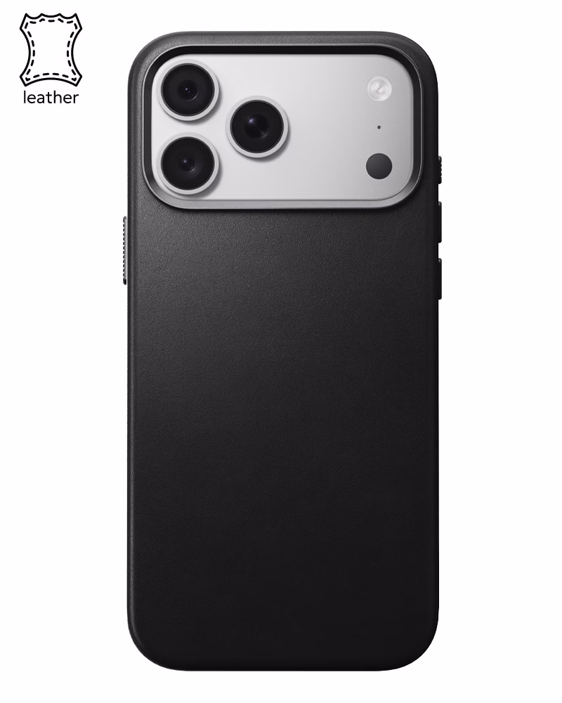 Шкіряний чохол Nomad Traditional Camino для iPhone 18 Pro/17 Pro Black