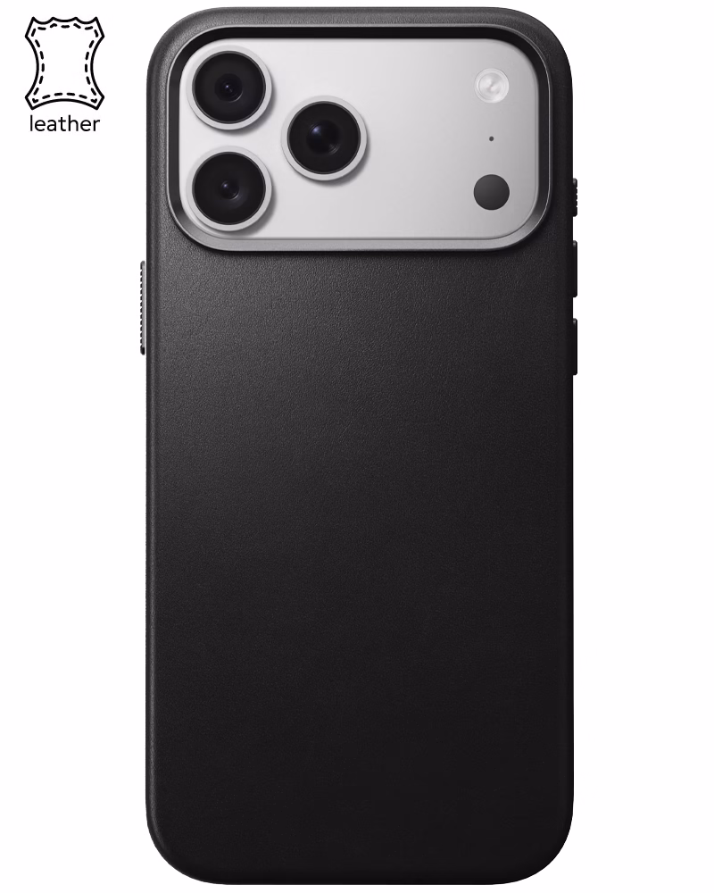 Шкіряний чохол Nomad Traditional Camino для iPhone 18 Pro Max/17 Pro Max Black