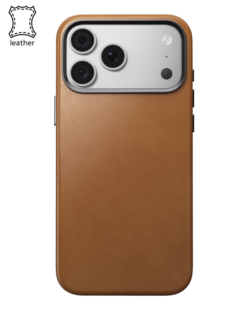 Шкіряний чохол Nomad Traditional Horween для iPhone 18 Pro/17 Pro Saddle - 3 - 1