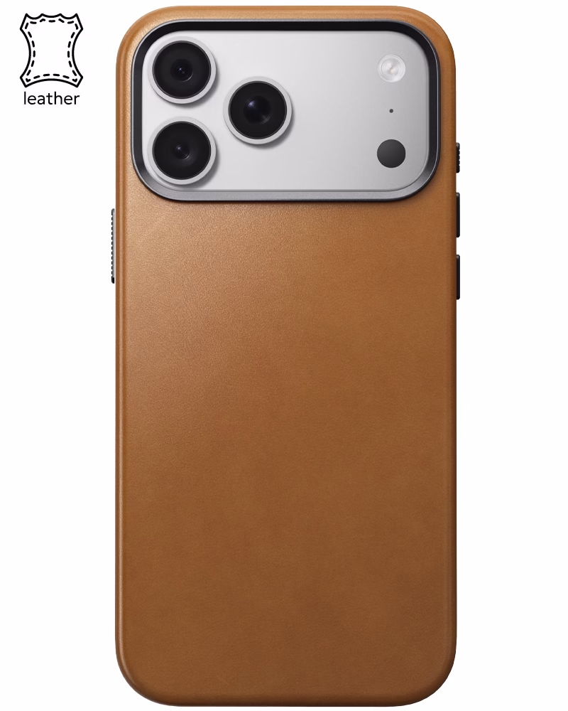 Шкіряний чохол Nomad Traditional Horween для iPhone 18 Pro Max/17 Pro Max Saddle