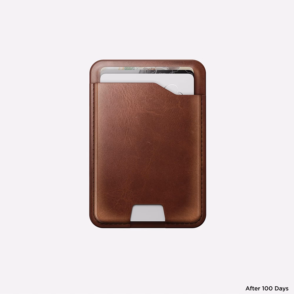 Эволюция патины кожи Horween Olde Dublin после 100 дней использования