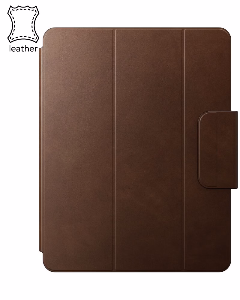Nomad Leather Folio Brown for iPad Pro 13" M4/M5