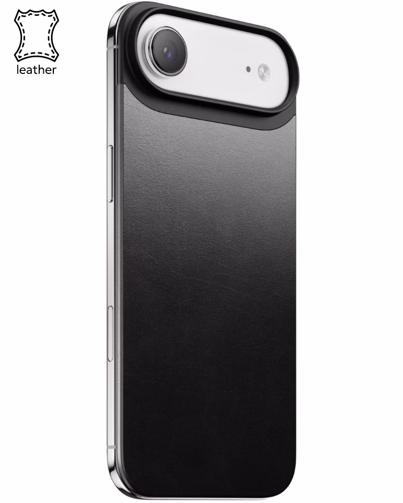 Шкіряний чохол Nomad Magnetic Horween Black для iPhone Air