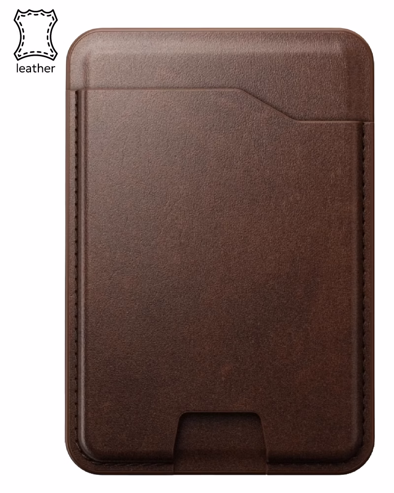 Шкіряний гаманець Nomad Mag з Find My Tracking Horween Rustic Brown