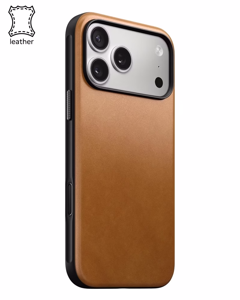 Шкіряний чохол Nomad Modern English Tan для iPhone 17 Pro