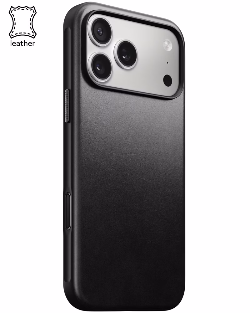 Шкіряний чохол Nomad Modern Horween Black для iPhone 17 Pro Max