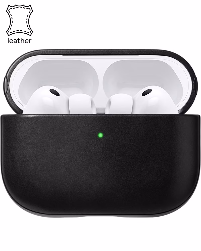 Кожаный чехол Nomad Modern Horween для AirPods Pro 3 Black