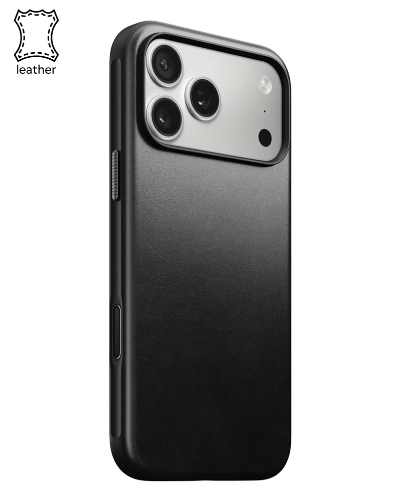 Шкіряний чохол Nomad Modern Horween Black для iPhone 17 Pro - 3 - 1