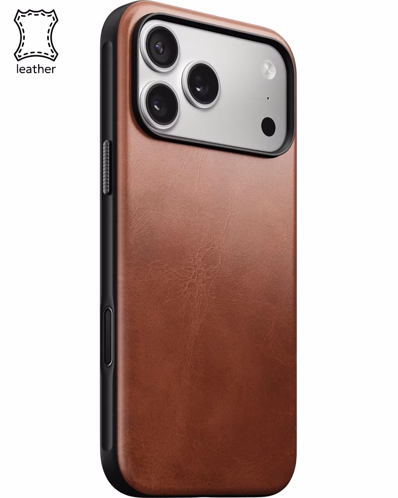 Шкіряний чохол Nomad Modern Horween Olde Dublin для iPhone 17 Pro Max