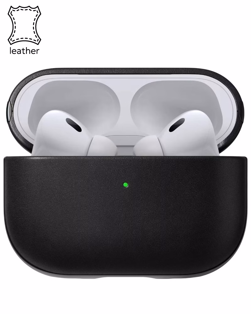Чохол Nomad Modern Leather Black для Airpods Pro 2nd Gen (NM01806585)
