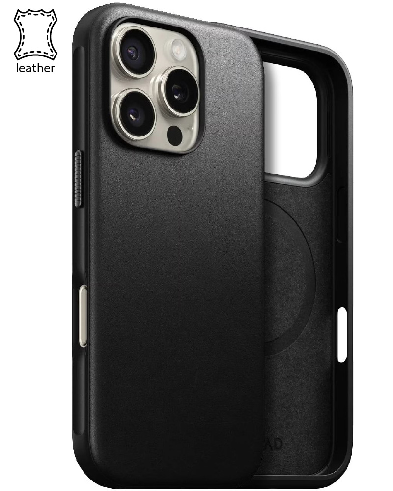 Чохол Nomad Modern Leather Case Back for iPhone 16 Pro Max (NM01693185) - 3 - 1