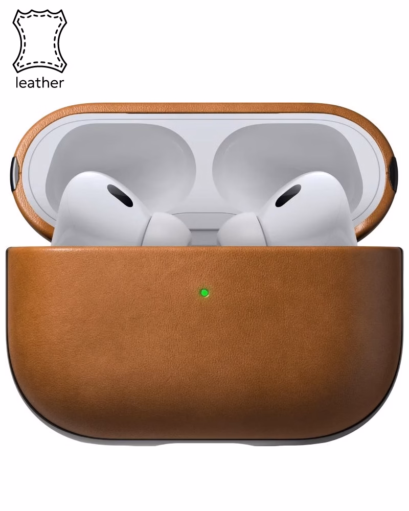 Чохол Nomad Modern Leather English Tan для Airpods Pro 2nd Gen (NM01999485)